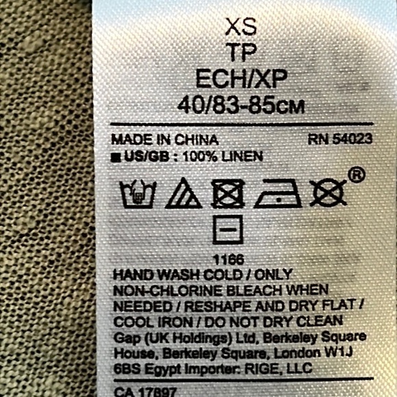 BANANA REPUBLIC LINEN LONG SLEEVE BASEBALL STLE TSHIRT SZ XS MINT GREEN - Picture 6 of 8